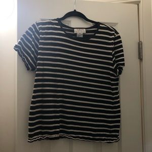 Black and White Stripped Tee